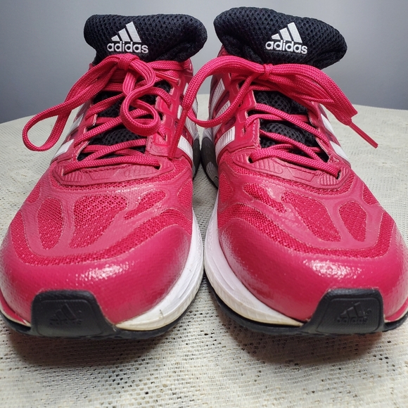 Adidas supernova sequence running training sneaker hot pink white black size 8 - Picture 4 of 12